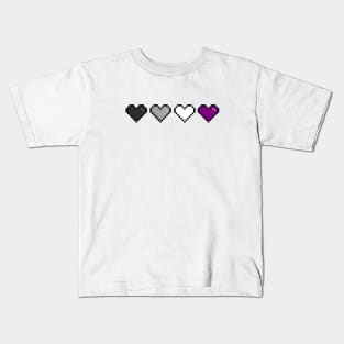 Asexual Hearts Kids T-Shirt